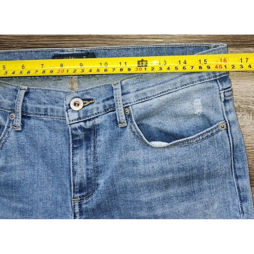 Lucky Brand Women's 10/30 Distressed Charlie Skinny Blue Jeans - Picture 6 of 10